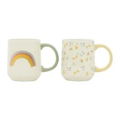 Jardin D'Ulysse Lot De 2 Mugs En Grès Multicolore - Sweat Dream