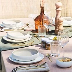 Sibo Homeconcept Assiette Creuse En Gres Lin D20cm - Oslo -SEMA DESIGN Magasin 55aff amb tableete 12793 hd