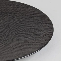 Table Passion Assiette Plate En Grès Noir D27cm - Vesuvio -SEMA DESIGN Magasin 607866 FRN02 WEB