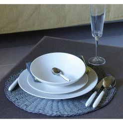 Table Passion Assiette Plate D27cm Vesuvio Crème -SEMA DESIGN Magasin 607870 FRN03 WEB