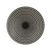 Table Passion Assiette à Dessert En Grès Pois Noir D20.5cm - Galaxy -SEMA DESIGN Magasin 607876 FRN01 WEB