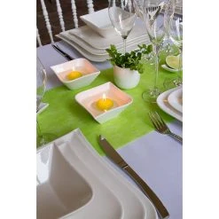 Table Passion Assiette Plate 25.5x25.5cm Melody Blanc -SEMA DESIGN Magasin 607902 FRN04 WEB