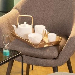 Table Passion Lot De 4 Mugs En Porcelaine Blanc - Snow -SEMA DESIGN Magasin 608071 FRN03 WEB