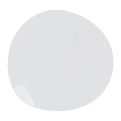 Sibo Homeconcept Assiette Plate En Porcelaine Blanc D28cm - Galet