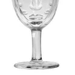 Opjet Verre A Pied Visage Transparent - D8xh16.5cm -SEMA DESIGN Magasin 616130 DET02 WEB
