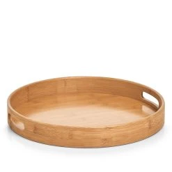 Zeller Plateau Rond En Bambou