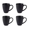 Table Passion Lot De 4 Mugs En Porcelaine Noir Mat -SEMA DESIGN Magasin 616410 FRN01 WEB