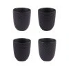 Table Passion Lot De 4 Gobelets En Porcelaine Noir Mat -SEMA DESIGN Magasin 616411 FRN01 WEB