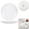 Home Déco Factory Assiette Plate En Porcelaine Lisere Doré D26cm -SEMA DESIGN Magasin 620972 FRN01 WEB