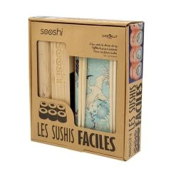 Cookut Coffret Sooshi Avec Baguettes Et Livre