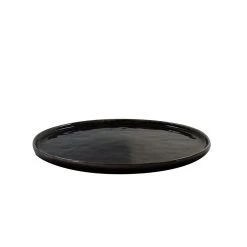 Sibo Homeconcept Assiette Plate En Grès Brun Foncé D28cm - Nori -SEMA DESIGN Magasin 622674 FRN02 WEB