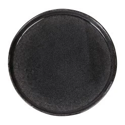 Sibo Homeconcept Assiette Dessert En Grès Brun Foncé D20cm - Nori