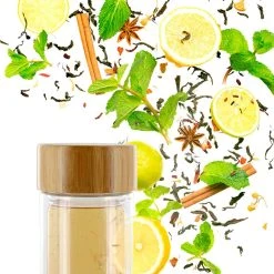 Cook Concept Infuseur En Verre Double Paroi Avec Bouchon Bambou -SEMA DESIGN Magasin 623468 FRN03 WEB