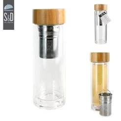 Cook Concept Infuseur En Verre Double Paroi Avec Bouchon Bambou -SEMA DESIGN Magasin 623468 FRN06 WEB