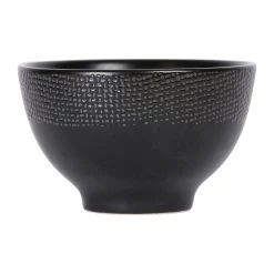 Table Passion Mini Bol En Grès Noir D9.5cm - Vesuvio