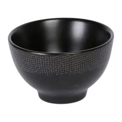 Table Passion Mini Bol En Grès Noir D9.5cm - Vesuvio -SEMA DESIGN Magasin 624913 DET02 WEB