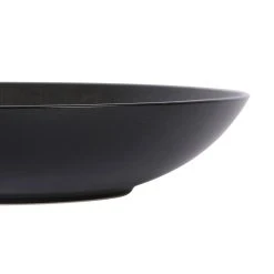 Table Passion Assiette Calotte En Gres Noir D25cm - Vesuvio -SEMA DESIGN Magasin 624915 DET03 WEB