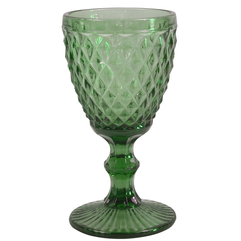 Sibo Homeconcept Verre A Pied Diamond 34cl Vert 3 Sibo Homeconcept Verre A Pied Diamond 34cl Vert