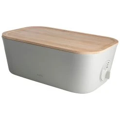 Gusta Boite à Pain Avec Couvercle En Bambou 38x23.5xh14.5cm