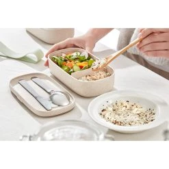 Lekue Lunch Box To Go Organic 1000ml Pierre -SEMA DESIGN Magasin 641207 FRN04 WEB