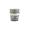 Chabi Chic Tasse Noir Et Or H7cm - Zwak -SEMA DESIGN Magasin 646106 FRN01 WEB