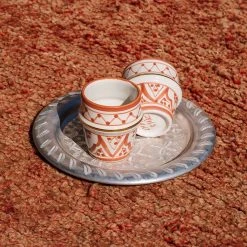 Chabi Chic Tasse Marsala Et Or H7cm - Zwak -SEMA DESIGN Magasin 646107 FRN02 WEB