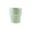 Chabi Chic Tasse Vert Amande, Liseré Doré D7.5xh7cm - Beldi Empreinte -SEMA DESIGN Magasin 646135 FRN01 WEB