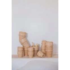 Chabi Chic Tasse Sable Et Or D7.5xh7cm - Beldi Empreinte -SEMA DESIGN Magasin 646137 FRN02 WEB