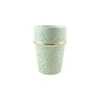 Chabi Chic Tasse Vert Amande, Liseré Doré D8xh11cm - Beldi Empreinte -SEMA DESIGN Magasin 646139 FRN01 WEB