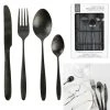 Home Déco Factory Ménagère 16 Pièces Noir En Acier Inoxydable 1 Home Déco Factory Ménagère 16 Pièces Noir En Acier Inoxydable -SEMA DESIGN Magasin 646264 FRN01 WEB