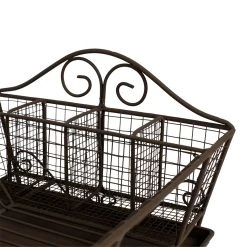 Comptoir De Famille Egouttoir 4 Casiers En Fer - Campagne -SEMA DESIGN Magasin 676 DET04 WEB