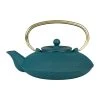SEMA DESIGN Théière Japonaise En Fonte Bleu Et Anse Dorée -SEMA DESIGN Magasin 72518 DEB WEB