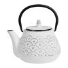 SEMA DESIGN Théière En Fonte Blanc Avec Filtre - Vagues -SEMA DESIGN Magasin 72630 DEB WEB