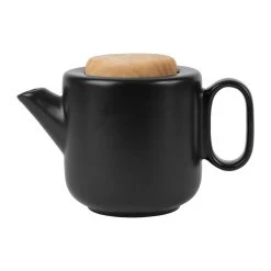 SEMA DESIGN Théière En Grès Noir Mat Avec Filtre - Baltika