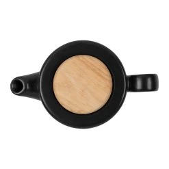 SEMA DESIGN Théière En Grès Noir Mat Avec Filtre - Baltika -SEMA DESIGN Magasin 73010 DET02 WEB