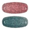 SEMA DESIGN Lot De 2 Plats En Grès Rose Et Bleu - Cerisia -SEMA DESIGN Magasin 73096 DEB WEB