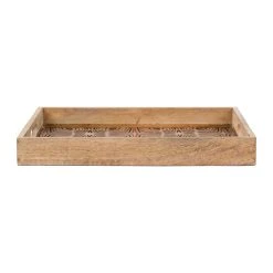 SEMA DESIGN Plateau Caffes Gris En Manguier -SEMA DESIGN Magasin 73316 DET02 WEB