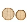 SEMA DESIGN Plateau Rond X2 Plaka Naturel -SEMA DESIGN Magasin 73732 DEB WEB