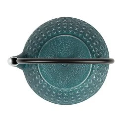 SEMA DESIGN Théière En Fonte émeraude Et Argent Avec Filtre - Tresse -SEMA DESIGN Magasin 74003 DET03 WEB