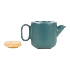 SEMA DESIGN Théière En Grès Emeraude Mat Avec Filtre - Baltika -SEMA DESIGN Magasin 74075 DET02 WEB