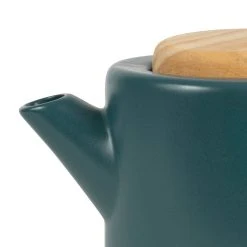 SEMA DESIGN Théière En Grès Emeraude Mat Avec Filtre - Baltika -SEMA DESIGN Magasin 74075 DET03 WEB