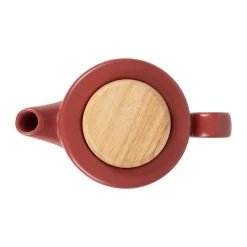 SEMA DESIGN Théière En Grès Rouge Mat Avec Filtre - Baltika -SEMA DESIGN Magasin 74076 DET02 WEB