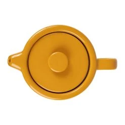 SEMA DESIGN Théière En Grès Moutarde Et Banbou Avec Filtre - Nordika -SEMA DESIGN Magasin 74640 DET03 WEB