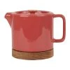 SEMA DESIGN Théière En Grès Framboise Et Banbou Avec Filtre - Nordika -SEMA DESIGN Magasin 74641 DEB WEB