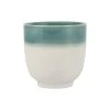 SEMA DESIGN Gobelet En Grès émeraude Et Blanc - Crakel -SEMA DESIGN Magasin 74964 DEB WEB