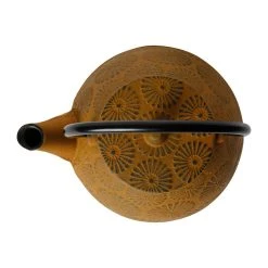 SEMA DESIGN Théière En Fonte Jaune Et Noir - Lotus -SEMA DESIGN Magasin 75128 DET04 WEB