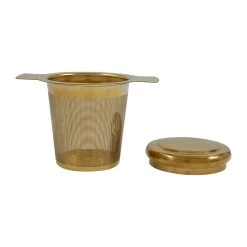 SEMA DESIGN Infuseur Universel En Inox Doré -SEMA DESIGN Magasin 75404 DET02 WEB