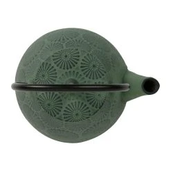 SEMA DESIGN Théière En Fonte Verte Et Noir - Lotus -SEMA DESIGN Magasin 75611 DET04 WEB