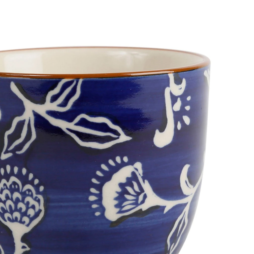 SEMA DESIGN Lot De 2 Gobelets En Grès Indigo Et Blanc - Eterra 4 SEMA DESIGN Lot De 2 Gobelets En Grès Indigo Et Blanc - Eterra – Image 2