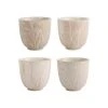 SEMA DESIGN Lot De 4 Gobelets En Grès Nude Mat - Terre Boheme -SEMA DESIGN Magasin 75712 DEB WEB